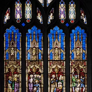 Events in the Life of St. Thomas the Apostle, c. 1843 (stained glass)