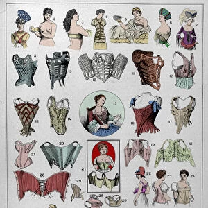 Evolution of corset and feminine lingerie through time