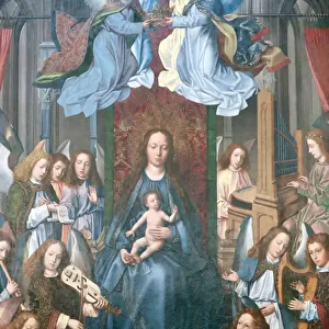 Evora Museum. Master of the Evora altarpiece. The glorification of the Holy Virgin