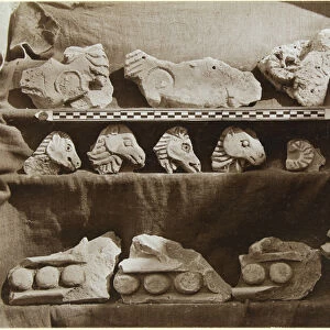 Excavation of Samarra (Iraq): Fragments of a Frieze with Camel Figures