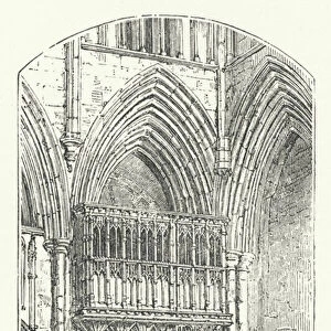 Excubitorium or Watching-loft, St Albans (engraving)