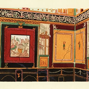 Exedra in the atrium in the House of Siricus, Pompeii