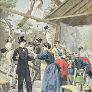 The Expulsion of the Poor from the Slums, from Le Petit Journal, 28th June 1895