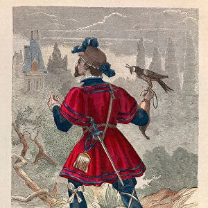 A falconer from the house of King Francois I in the 16th century - Falconer of