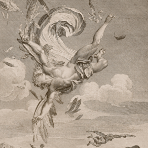 The Fall of Icarus, 1731 (engraving)