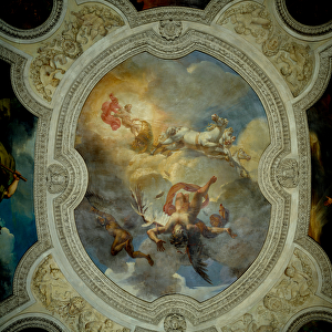 The Fall of icarus - The Sun. The Fall of Icarus. Centre of the ceiling of the vestibule