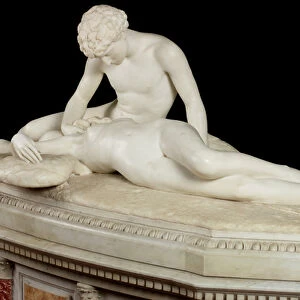 Fallen Angel, 1889 (stone & marble)