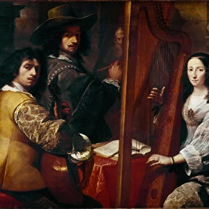 The family of the painter, 17th century (painting)