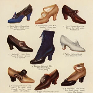 Fancy Shoes and Slippers (colour litho)