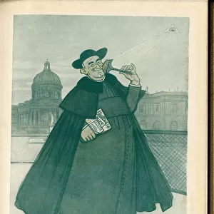 Fantasio, 1911_2_15 - Illustration of A Barrere (1874-1931): Press / Media, Religion Faith