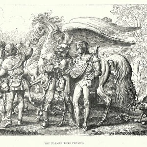 The farmer buys Pegasus (engraving)
