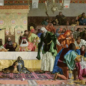 Feast at Wierzynek's, 1876 (oil on canvas)