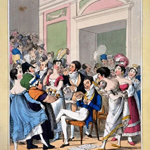 Feasting in the Saloon, plate 5 from Theatrical Pleasures