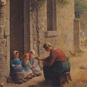 Feeding the Young, 1850 (oil on canvas)