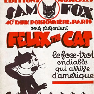 Felix the Cat. (engraving, circa 1930)