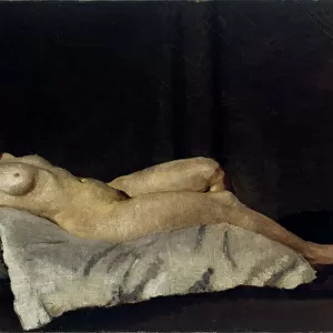 Female Figure Lying on Her Back, c. 1912 (oil on canvas) [LDUCS-5204]
