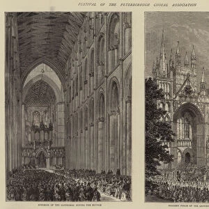 Festival of the Peterborough Choral Association (engraving)