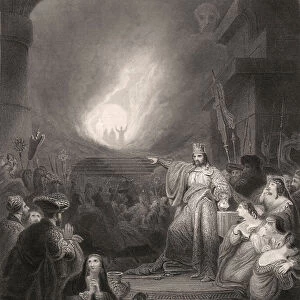 The Fiery Furnace, 19th century (engraving)