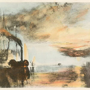 The Fighting Temeraire (colour litho)