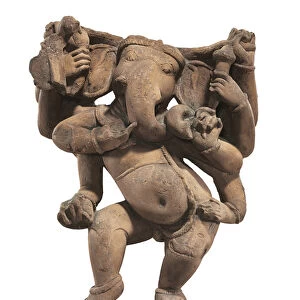 Figure of Ganesha, Uttar Pradesh (sandstone) (see also 834327)