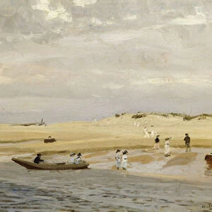Figures on a Beach, 1909 (oil on canvas)