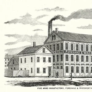 Fire Arms Manufactory, Forehand and Wadsworth, Worcester, Massachusetts (engraving)