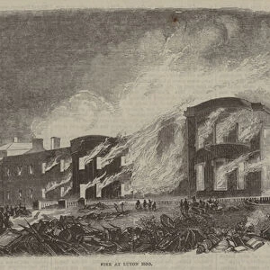 Fire at Luton Hoo (engraving)