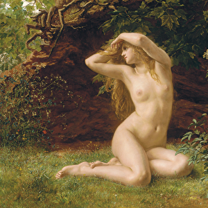 The First Awakening of Eve (oil on canvas)