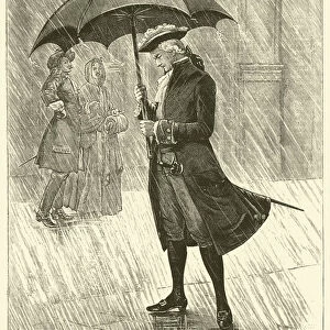 The First Umbrella (engraving)