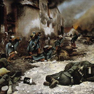 First World War (1914-1918): "Battle in Chatillon sur Morin
