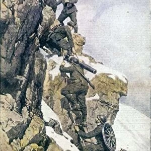 First World War: "Italian alpine hunters (alpino or alpini