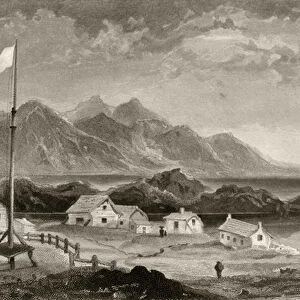 Fiskenaes from the Governors House, engraved by A