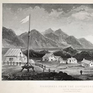 Fiskenaes from the Governors House, illustration from