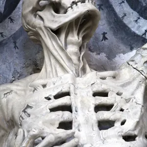 Flayed, or The Skeleton, detail (stone) Flayed, or The Skeleton, detail (stone)