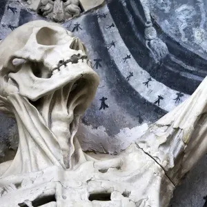 Flayed, or The Skeleton, detail (stone) Flayed, or The Skeleton, detail (stone)