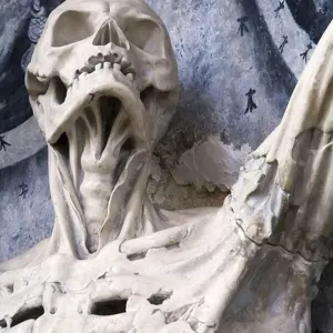 Flayed, or The Skeleton, detail (stone) Flayed, or The Skeleton, detail (stone)