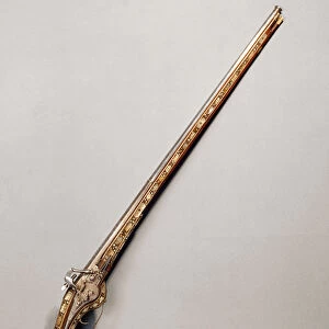 Flintlock rifle (wood & metal)