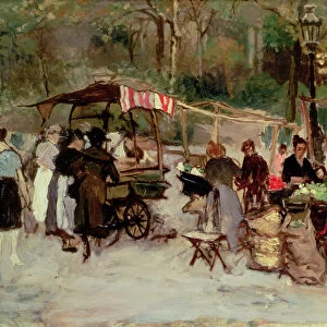 The Flower Market, 1924