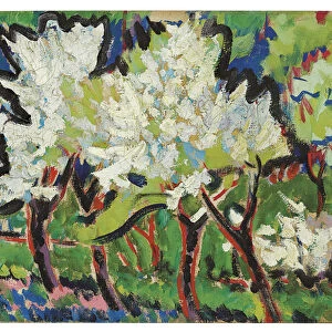 Flowering Trees IV, 1909 (oil on canvas)