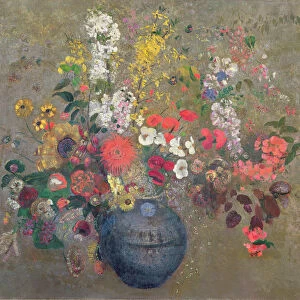 Flowers, 1909 (oil on canvas)