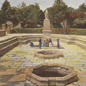 Fontaine Miraculeuse A Sainte-Anne D Auray (colour photo)