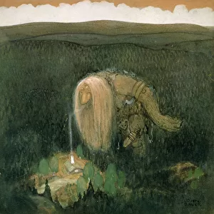 A Forest Troll, c. 1913 (w / c on paper)