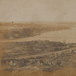 Fort Nicholas, Sevastopol, 1855 (b / w photo)