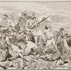 They fought on grimly, illustration from