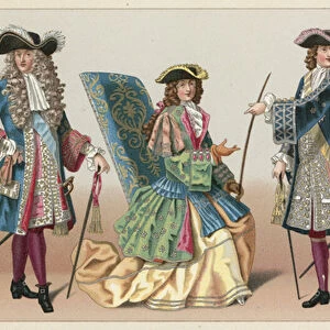 France XVIIth Cent Costume