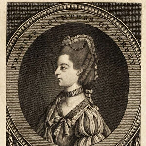 Frances Villiers, Countess of Jersey. 1769 (engraving)