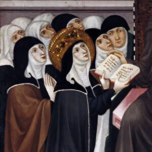 Franciscan altarpiece from the Convent of Santa Clara, 1414-15 (tempera on wood)