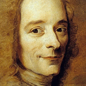 Francois Marie Arouet aka Voltaire (pastel on paper)