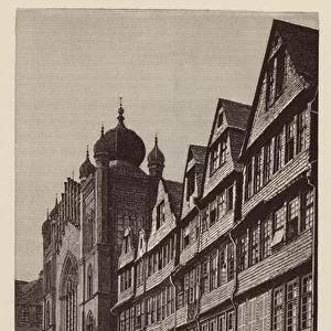 In the Frankfort Juden-gasse (engraving)