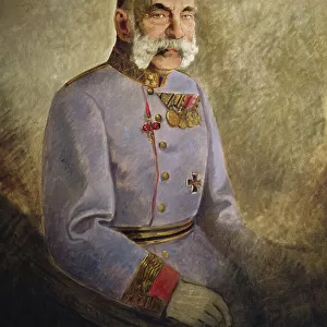 Franz Joseph I of Austria, c. 1916 (oil on canvas)
